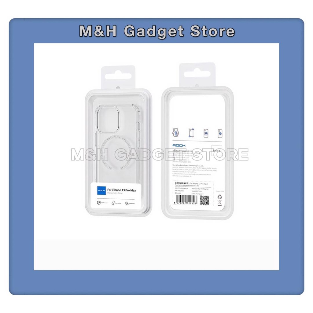 Rock Pure Series Magnetic Protection I-Phone 13 case/I-Phone 13 Pro case/I-Phone 13 Pro Max case
