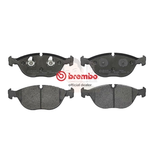 P06 019B ผ้าเบรก-F-แท้ BREMBO รุ่น Black : BMW ซีรี่ส์ 7 (E38) 750iL 94-04 การันตีคุณภาพมาตรฐานโดย " เครอป อะไหล่ยนต์"