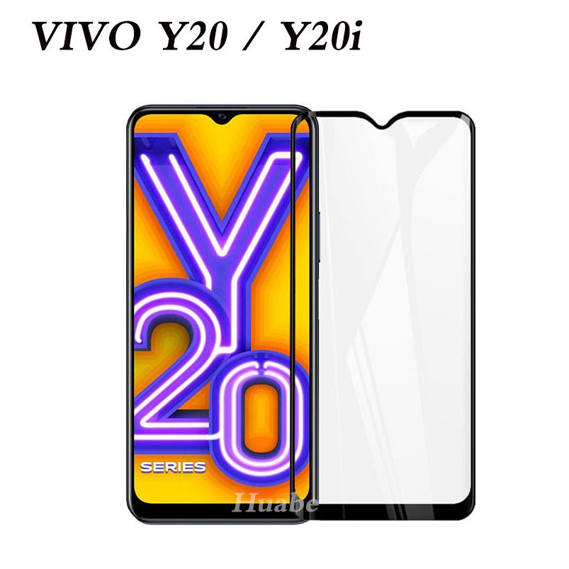 2PCS VIVO Y20 Y20i ฟิล์มกระจกนิรภัย vivo Y20 Y 20 Y20i ฟิล์มป้องกันแบบเต็มหน้าจอ