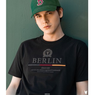 เสื้อยืดพิมพ์ลายแฟชั่นราคาระเบิดเสื้อยืดMemo ผ้า Supersoft Lite รุ่น BERLIN City Collection แขนสั้นและแขนยาวรหัสเต็มS-3X