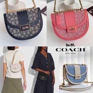 Coach ALIE SADDLE BAG WITH HEART EMBROIDERY