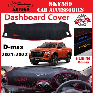 แผ่นแดชบอร์ด กันลื่น คุณภาพสูง สําหรับ ISUZU D-max 2021-2022