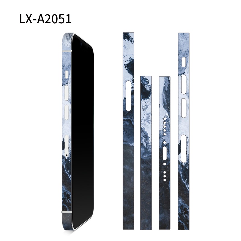 สีสันด ้ านข ้ างผิวสําหรับiPhone 14 13 15 16 17 Pro Maxรูปลอกผิวกรอบป ้ องกันหน ้ าจอ3M Nebulaขอบฟิล ์ มสติกเกอร ์ ป ้ องกัน ราคา ถูกที่สุด ดีลบีเคเค แกลเลอรีภาพที่ 9