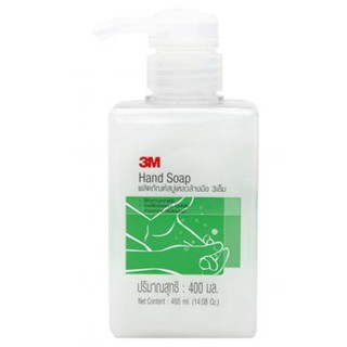 3M Hand Soap, 400Ml. 3เอ็ม ผลิตภัณฑ์สบู่เหลวล้างมือ ขนาด 400ml