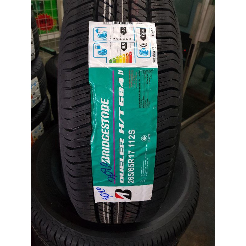 ยาง Bridgestone รุ่น D684 ผลิตปี24 265/65R17
