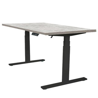 Desk STANDING DESK ERGOTREND SIT 2 STAND GEN2 120CM CONCRETE/BLACK Office furniture Home &amp; Furniture โต๊ะทำงาน โต๊ะทำงาน