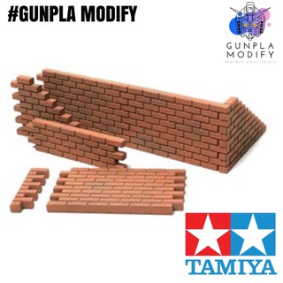 TAMIYA 35028 1/35 โมเดลประกอบ ชุดกำแพงอิฐ Brick Wall Set