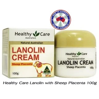 ครีมรกแกะออสเตรเลีย สูตรลาโนลินผสมรกแกะ Healthy Care Lanolin with Sheep Placenta 100g