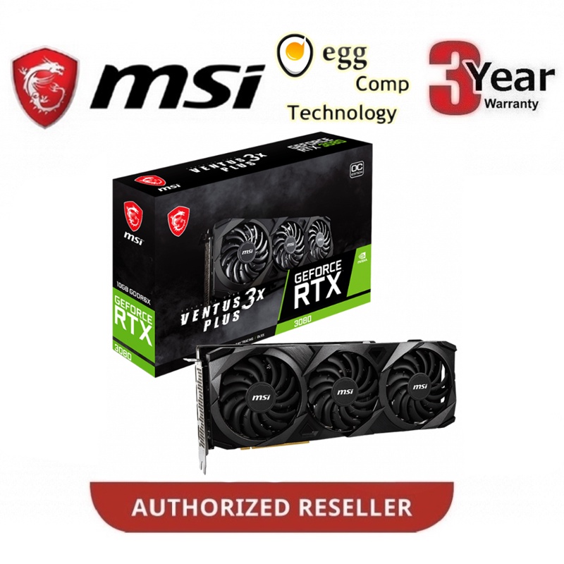 MSI GEFORCE RTX 3080 VENTUS 3X PLUS 10GB GDDR6X OC RTX3080