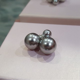 ต่างหูเงินแท้ Fashion Pearl Ear Stud