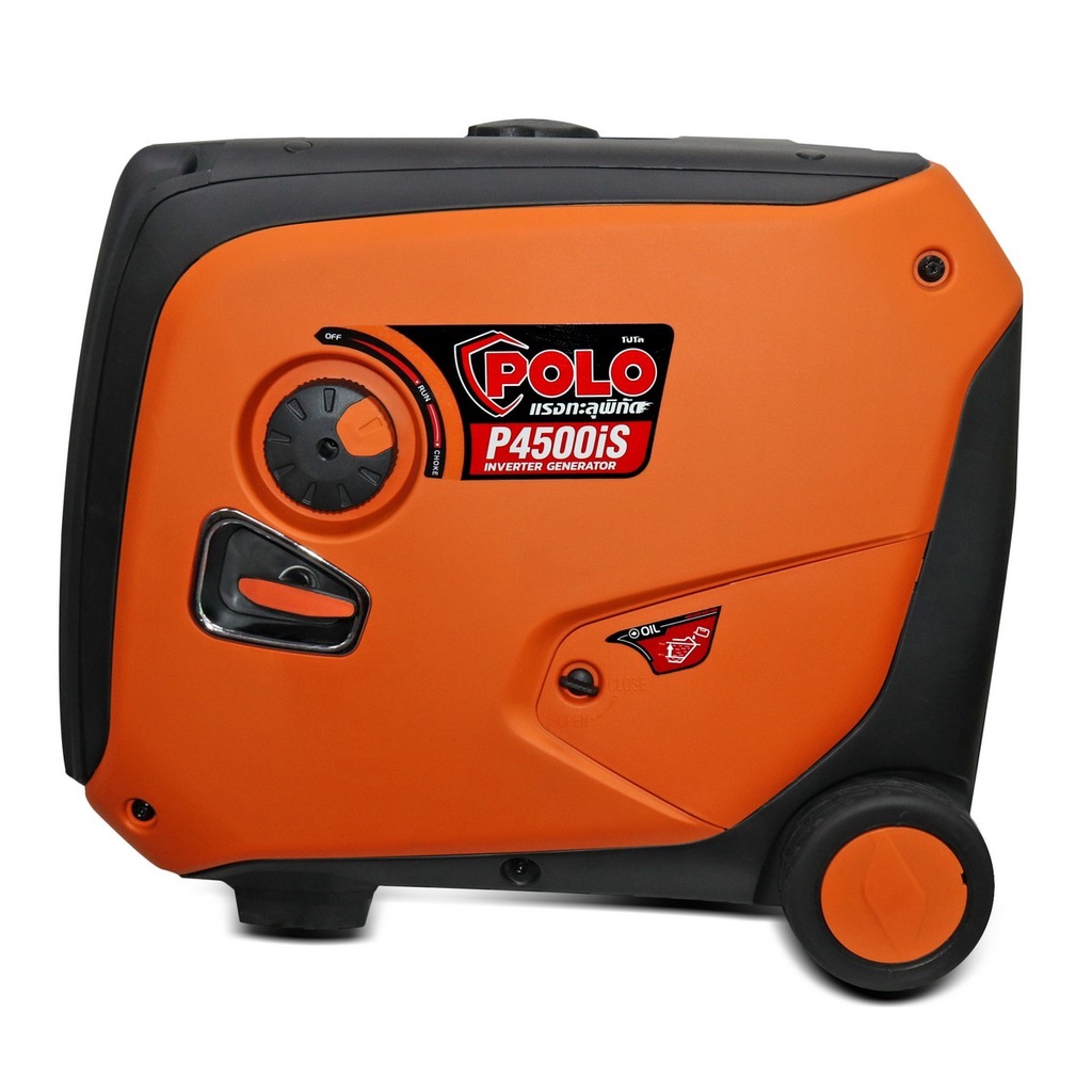 POLO เครื่องปั่นไฟ รุ่น P4500is Inverter 4 KW เครื่องปั่นไฟเบนซิน 4 จังหวะ อินเวอร์เตอร์ เสียงเงียบ ปั่นไฟ inverter