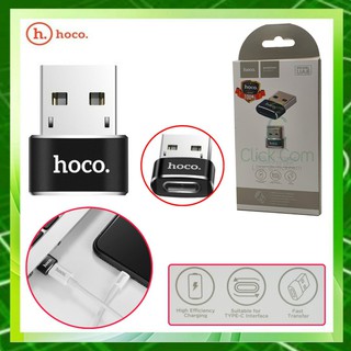 Hoco UA6 USB TO TYPE-C CONVERTER ADAPTER หัวแปลง Type C (Female) เป็น USB-A (Male) สำหรับชาร์จและถ่ายโอนข้อมูล