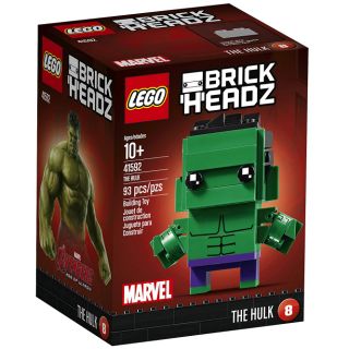 เลโก้ LEGO Brickheadz 41592 Marvel Superheroes : The Hulk (Box Minor Damage)