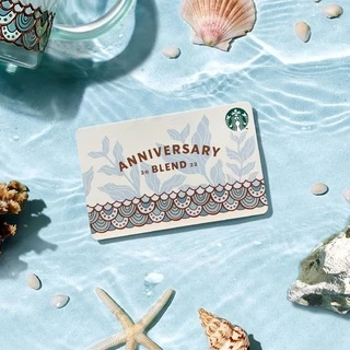 บัตร Starbucks ลาย ANNIVERSARY BLEND 2022 / บัตรเปล่า