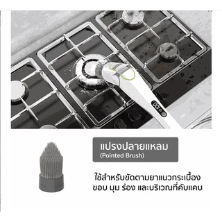 Homemi ชุดหัวแปรงทำความสะอาดไฟฟ้าสำหรับ Homemi Electric Spin Scrubber