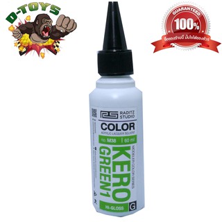 สีโมเดล กันดั้ม Kero Green1 ขนาด 60 ml สำหรับ Airbrush