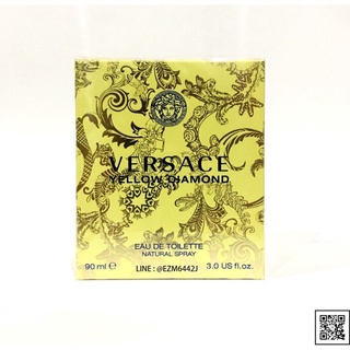 น้ำหอมแท้ VERSACE YELLOW DIAMOND FOR WOMEN EAU DE TOILETTE SPRAY 90 ML COUNTER BOX ของใหม่ กล่องขายซีล เหมือนกับห้าง