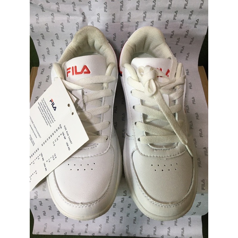 Fila Sp Fa181531 รองเท้าผ้าใบสีขาว เบอร์ EU36