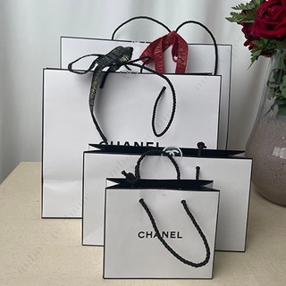 CHANEL ถุงกระดาษชาแนล พร้อมริบบิ้น แท้จากช้อป