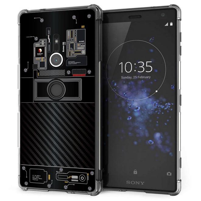 เคส สำหรับ Sony Xperia XZ2 [Explorer Series] 3D Anti-Shock Protection TPU Case [Opaque]