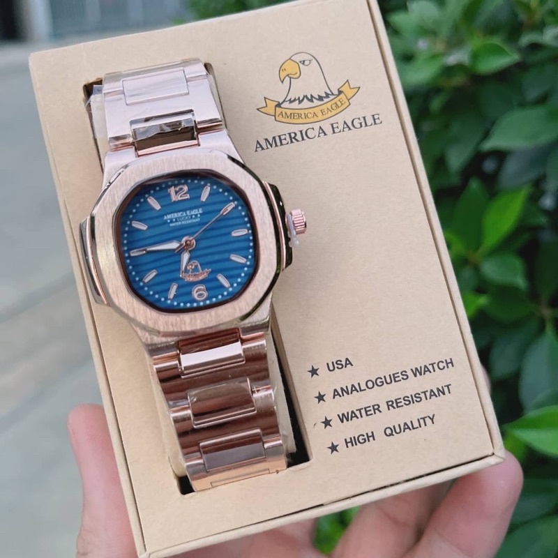 America eagle byMMTIME นาฬิกาแบรนด์แท้สินค้าพร้อมกล่องกันนำ้ขนาดนาฬิกา3.0cm