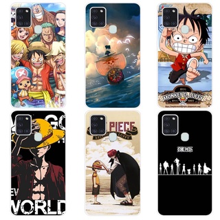 เคส ซัมซุง Samsung Galaxy A21S A21 A20S A10S M01S Case การ์ตูน One Piece เคสซิลิโคน Soft TPU โทรศัพท์มือถือ Back เคส