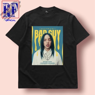 เสื้อยืด พิมพ์ลาย Billie EILISH | Guy Bad | เสื้อผ้า | เสื้อยืด | รองเท้าบูท | วินเทจ | ขนาดใหญ่ | เสื้อยืด Homage RAP