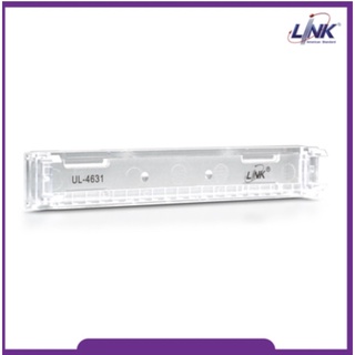Link UL-4631 HINGED LABEL HOLDER (Mount on Module) (ป้ายชื่อพลาสติก เปิด-ปิดได้ ใช้ใส่บอกชื่อคู่สาย)
