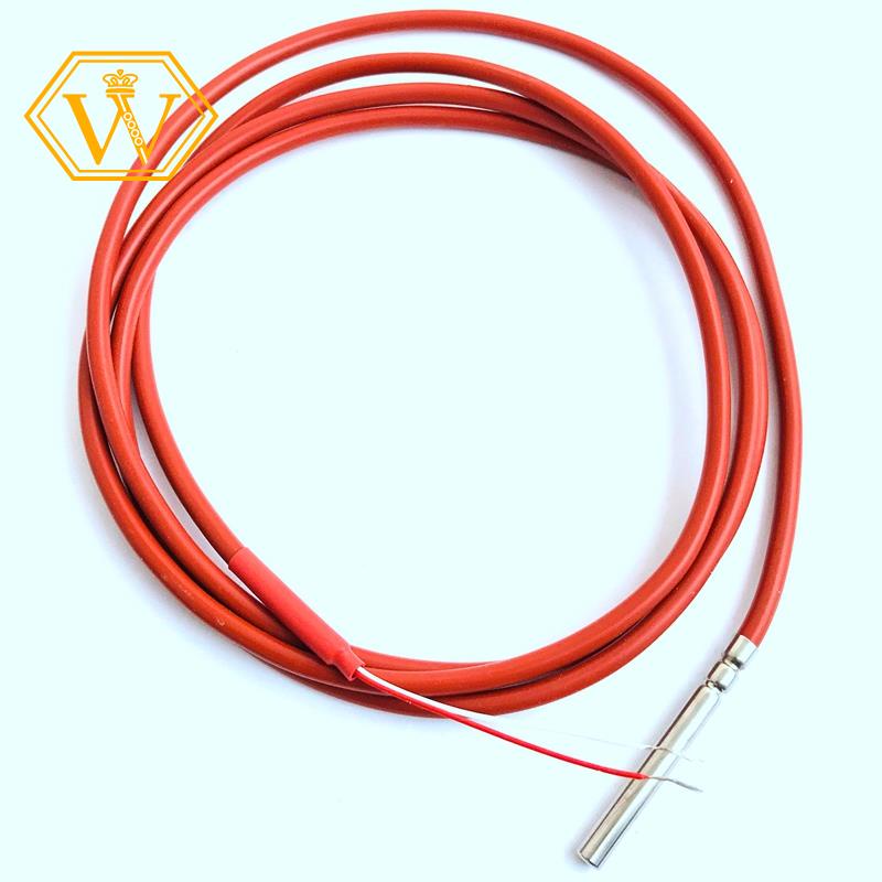2 Wire PT1000 Temperature Sensor Thermistor 1.5Meters Probe 45mmx5mm