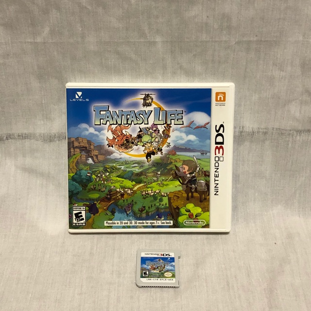 3DS Nintendo แผ่นมือสอง Fantasy Life 580บาท