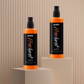 สเปรย์น้ำนมป้องกันความร้อนสำหรับเส้นผม GLOPS กลอปส์ Heat Protector 250ml.