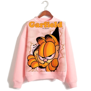 Garfield  Cute Panda sweater Autumn เกาหลี เสื้อสเวตเตอร์ Pullover Female Lovely Panda Print เกาหลีs For