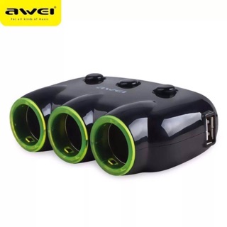 CarchargerTripleSockets USB