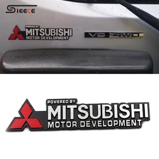 Sieece Mitsubishi สติ๊กเกอร์โลหะ  สําหรับตกแต่งรถยนต์