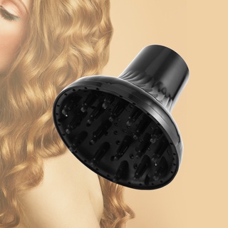 Curl Diffuser เครื่องเป่าผม Diffuser อุปกรณ์เสริมสําหรับจัดแต่งทรงผมสีดํา