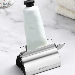 Ch*【พร้อมส่ง】หลอดบีบยาสีฟัน แบบสเตนเลส หมุนได้ สําหรับทําความสะอาดผิวหน้า