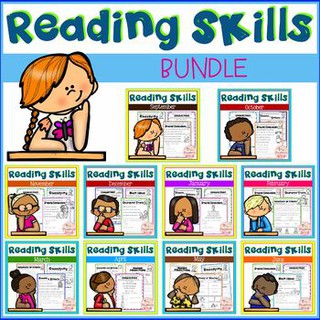 Reading Skills Bundle English Language Arts, Reading, Reading Strategies1st, 2nd, 3rdการเรียนภาษาอังกฤษโรงเรียนนานาชาต