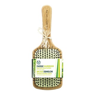 THE BODY SHOP BAMBOO LARGE PADDLE HAIRBRUSH แบมบู ลาร์จ แพดเดิล แฮร์ บลัช อุปกรณ์จัดแต่งทรงผม อุปกรณ์ความงาม ความงาม