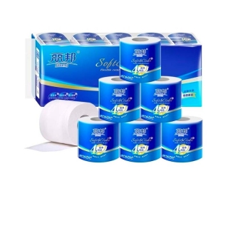 Mesense 10 ห่อ หนา 4 ชั้น เหนียวนุ่ม ทิชชู่ม้วน ทิชชู่แผ่นใหญ่ ทิชชู่ยกลัง กระดาษทิชชู่