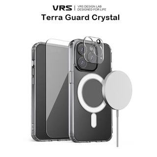 Vrs Design Mag Clear Case เคสกันกระแทกพร้อมฟิล์มเกรดพรีเมี่ยมจากเกาหลี เคสสำหรับ iPhone14Plus/14Pro/14Promax(ของแท้100%)