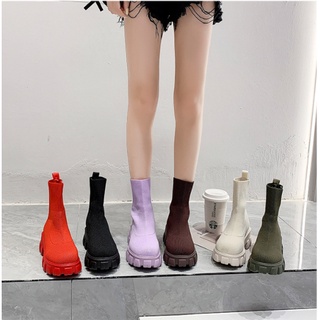 รองเท้าบูทเกาหลี มีหลายสี พร้อมส่งจากไทย