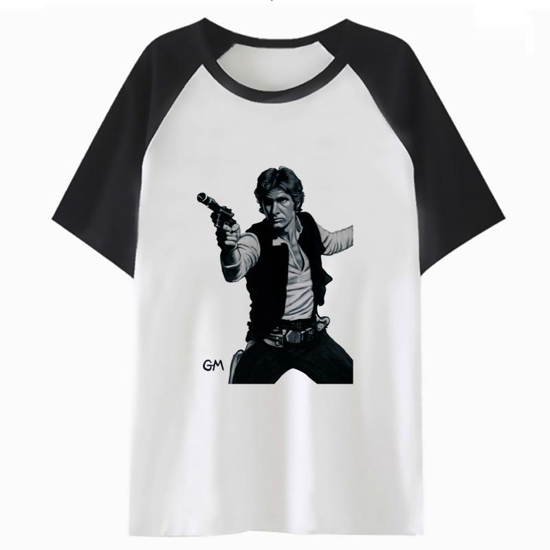 Han solo 2018 เสื้อยืดลําลอง คุณภาพดี สําหรับผู้ใหญ่ ส่งฟรี