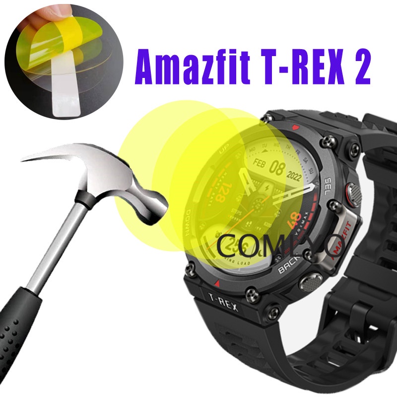 #AmazfitT-Rex2 #ฟิล์มกันรอยหน้าจอ #TPUSoft #อุปกรณ์เสริมนาฬิกา #ฟิล์มHD