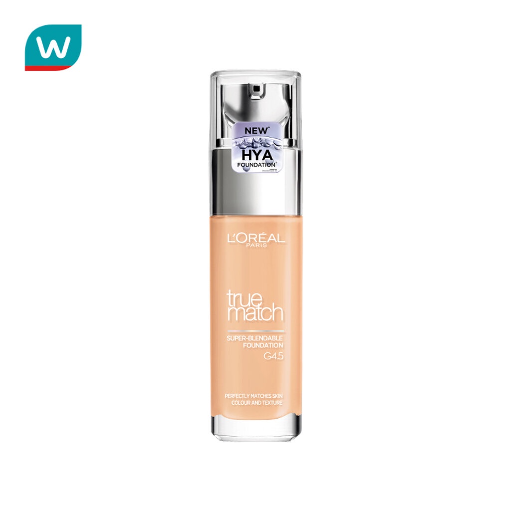 L'Oreal ลอรีอัล ปารีส ทรูแมช ลิควิด ฟาวเดชั่น G4.5