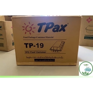 🔥TP-19🔥กล่องพลาสติกใส OPS สำหรับใส่อาหาร กล่องข้าว กล่องเบเกอรี่ Bakery 1 ลัง