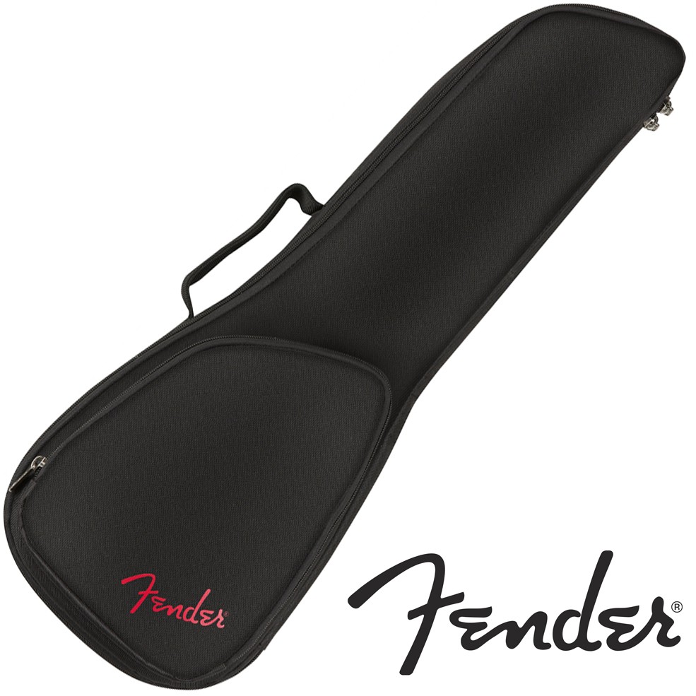 Fender® FU610 กระเป๋าอูคูเลเล่ สำหรับขนาดโซปราโน่ บุฟองน้ำหนา 10 มิล (Soprano Ukulele Gig Bag)
