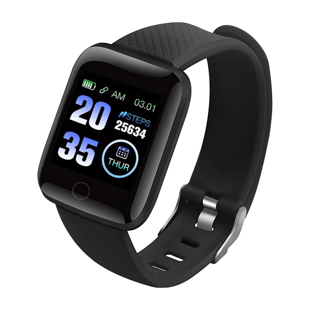 สร้อยข้อมือสมาร์ท สมาร์ทวอทช์บลูทูธ A1 สมาร์ทวอทช์ 116 PLUS นาฬิกาเพื่อสุขภาพหน้าจอสี D13 smart watch วัดความดัน วัดหัวใ