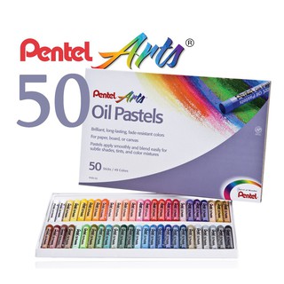 สีชอล์คน้ำมัน Pentel Oil Pastels 50สี (เพนเทล)