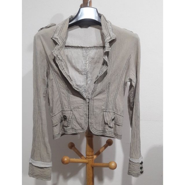 เสื้อแจ๊คแก็ตผ้าไม่หนา  ป้าย ZEIN