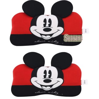 ผ้า#หมอนรองคอกระดูก #mickey Mouse classic แพ๊คคู่ ลิขสิทธิ์แท้